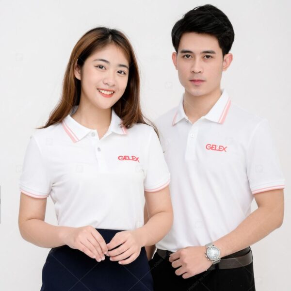 Mẫu áo polo đồng phục công ty Gelex