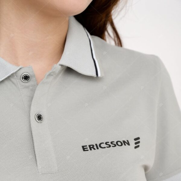 Mẫu áo polo đồng phục công ty Ericsson